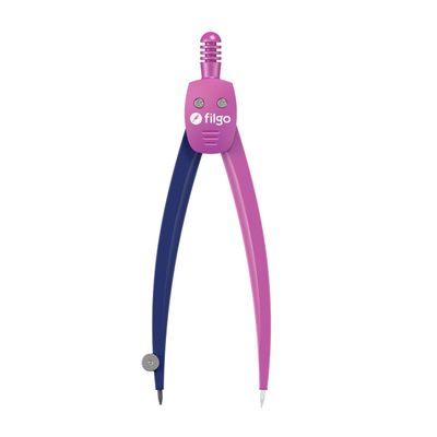 COMPAS PLASTICO GIRO COLORES FILGO
