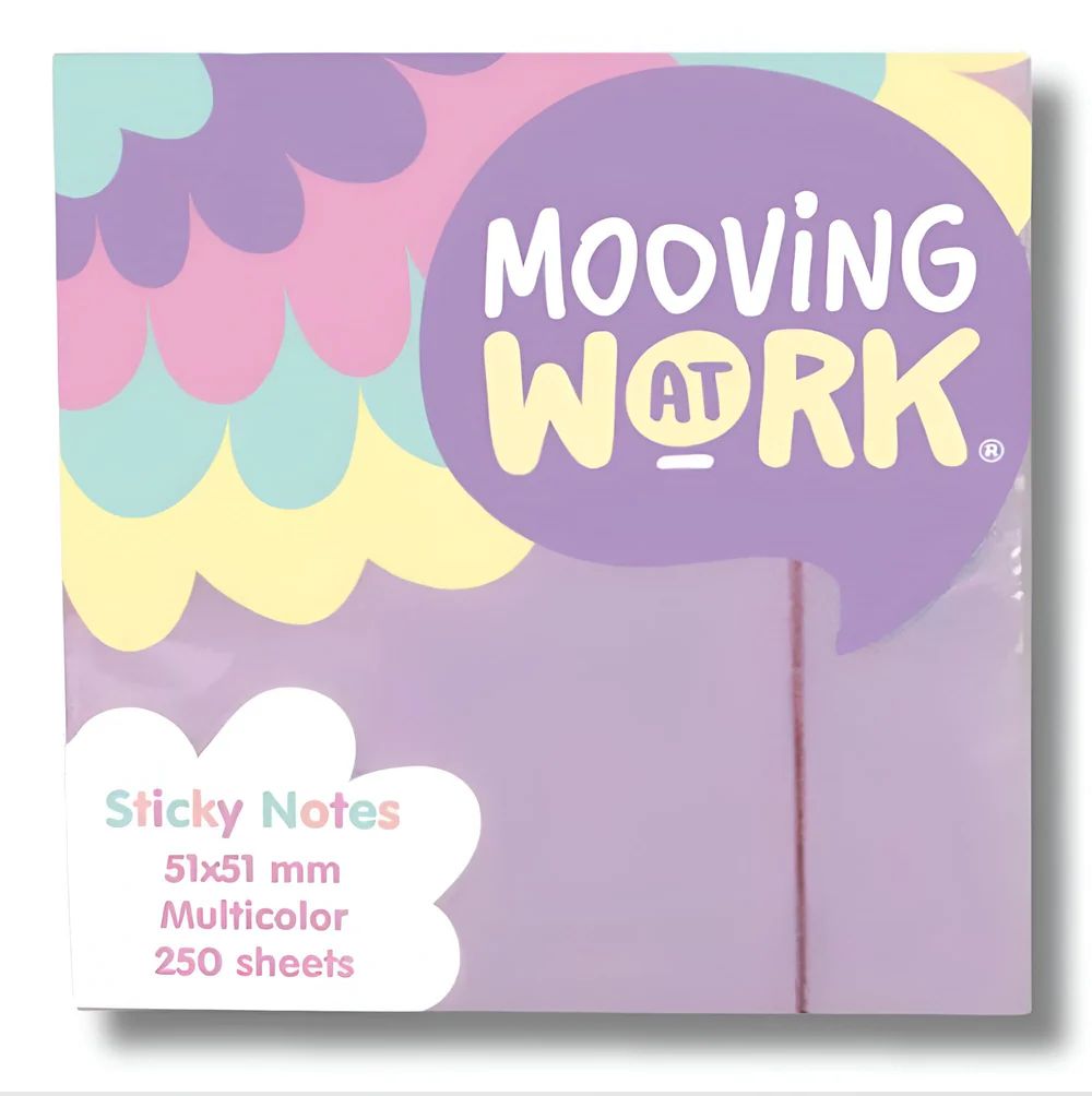 MINI POST IT COLORES PASTEL MOOVING
