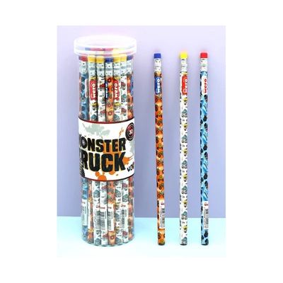 LAPICES CON GOMA MONSTER TRUCK WERO POR UNIDAD