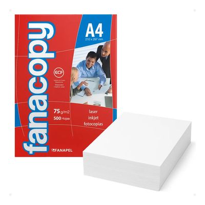 PAPEL A4 FANACOPY RESMA 500 HOJAS 75 GRS