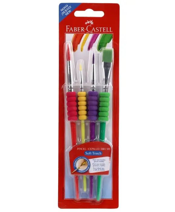 PINCELES SOFT TOUCH FABER CASTELL