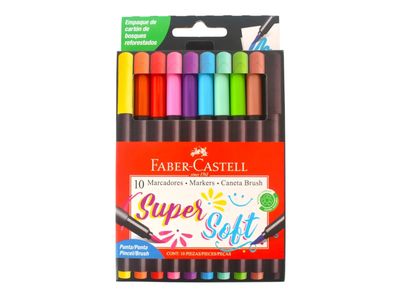 MARCADORES SUPER SOFT PUNTA PINCEL VARIOS