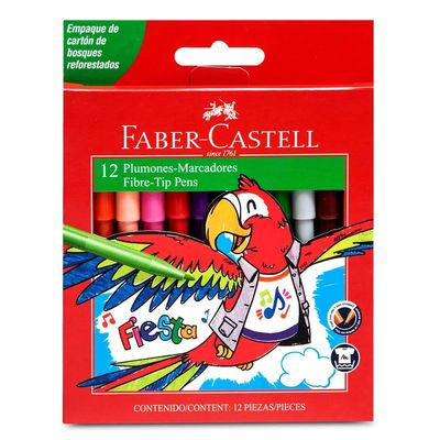 MARCADORES FIESTA FABER CASTELL VARIOS