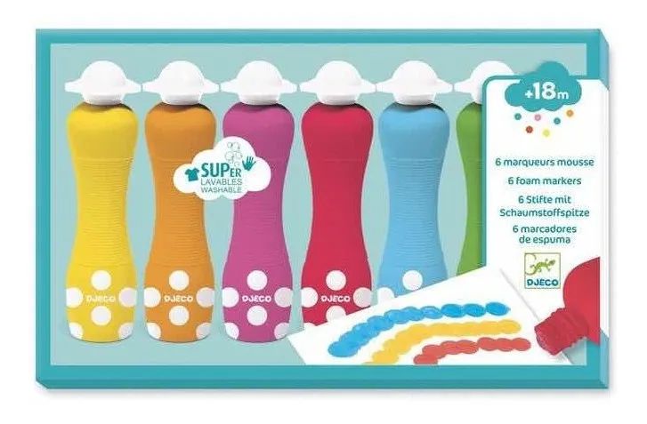 6 MARCADORES DE ESPUMA