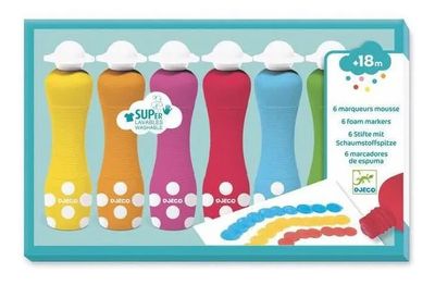 6 MARCADORES DE ESPUMA