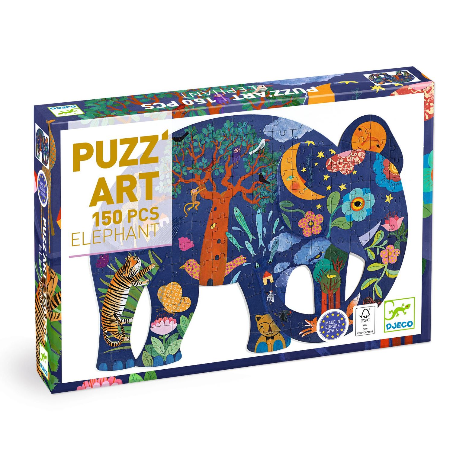 PUZZLE ART 150 PIEZAS ELEFANTE