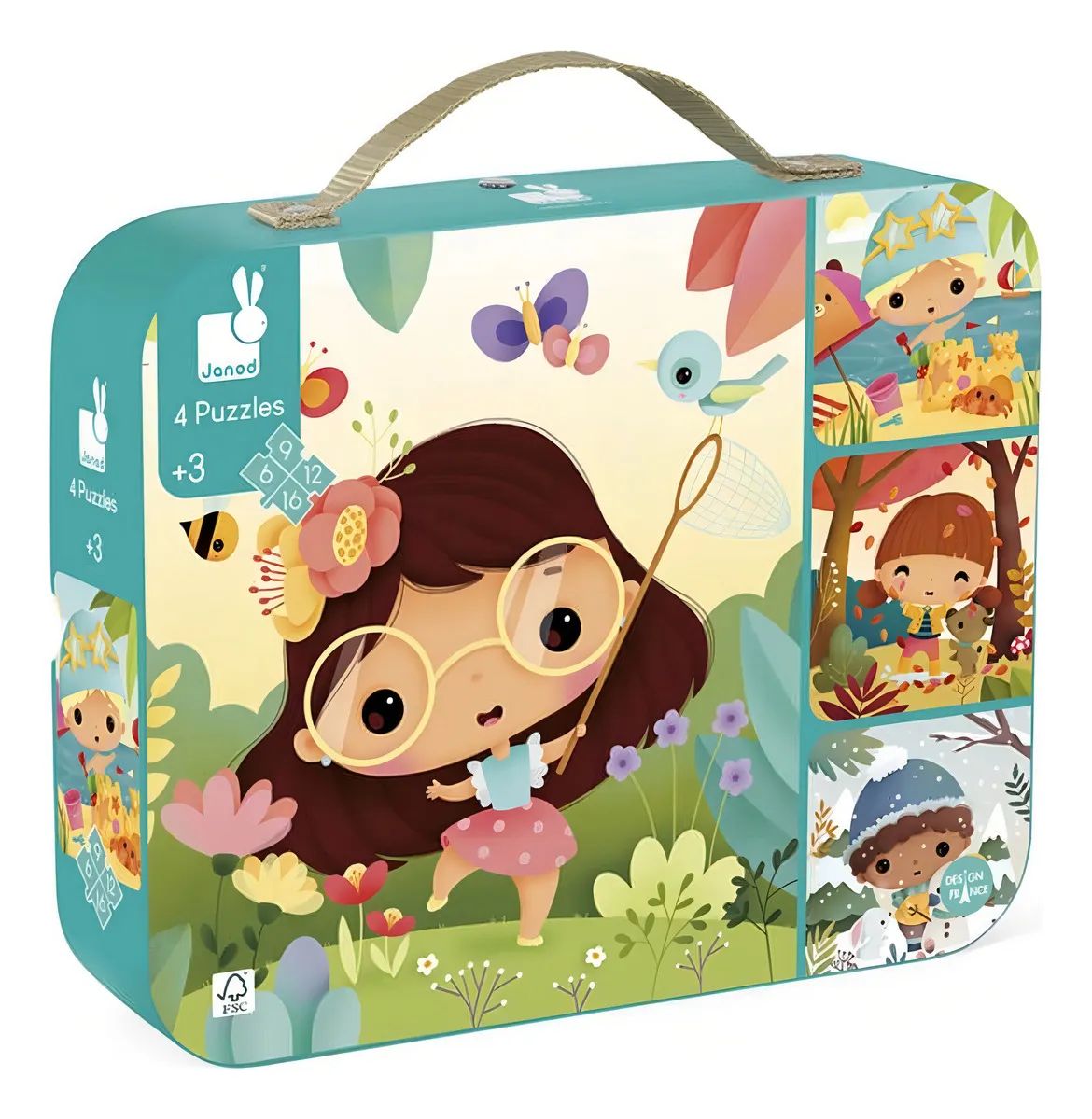 4 PUZZLES PROGRESIVOS LAS ESTACIONES