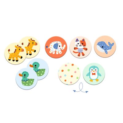 MEMO ANIMALES DE PELUCHE