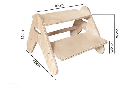 ESCALERA MULTIUSO EN MADERA