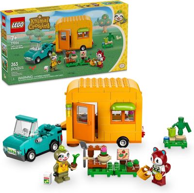 LEGO ANIMAL CROSSING CARAVANA Y TIENDA DE JARDIN 263 PIEZAS