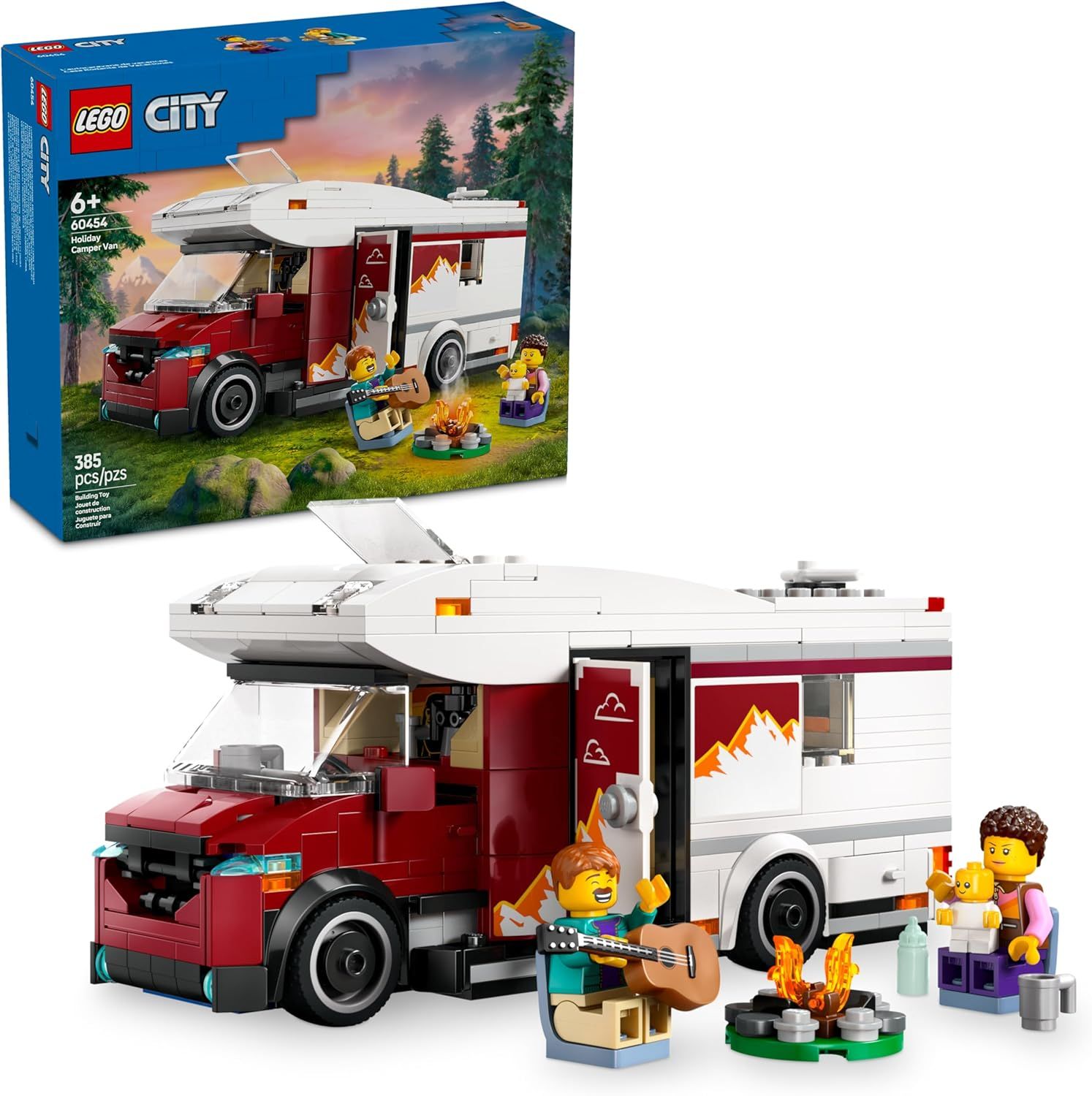 LEGO CITY FURGONETA CAMPER DE AVENTURAS 385 PIEZAS
