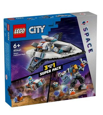 LEGO CITY SPACE EXPLORERS PACK 3 EN 1 426 PIEZAS