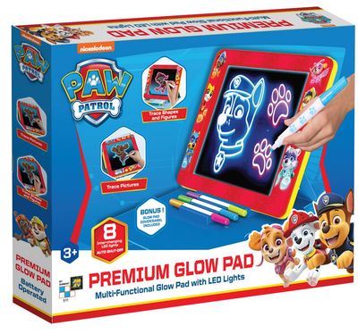 PIZARRA MAGICA CON LUZ LED PAW PATROL