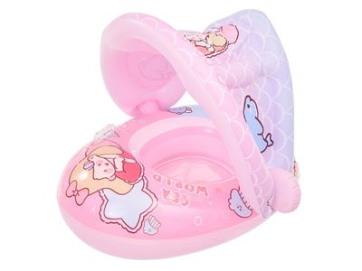 FLOTADOR INFLABLE CON TECHO PARA BEBES
