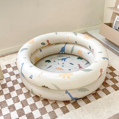 PISCINA INFLABLE CON DISEÑO DE DINOSAURIOS 90CM