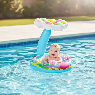 FLOTADOR PARA BEBE CON SOMBRILLA