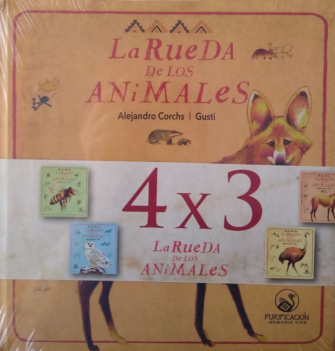 LA RUEDA DE LOS ANIMALES 4 TOMOS
