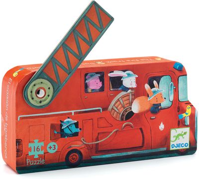 PUZZLE CAMION DE BOMBEROS 16 PCS PUZZLE CAMION DE BOMBEROS 16 PCS