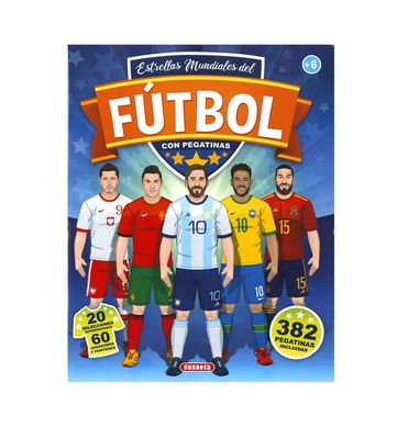 ESTRELLAS MUNDIALES DEL FUTBOL CON PEGATINAS