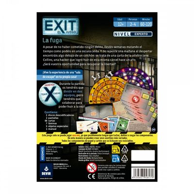 EXIT EL JUEGO LA FUGA NIVEL EXPERTO