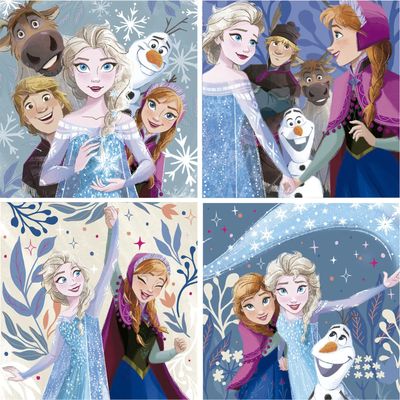PUZZLES PROGRESIVOS 4 EN 1 FROZEN