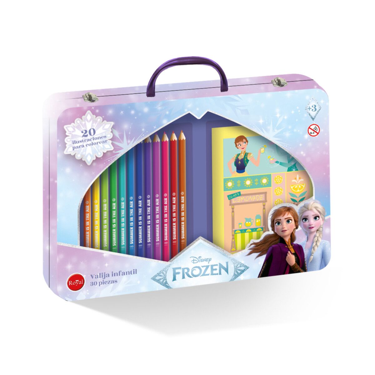 VALIJA DE ARTE INFANTIL DE METAL FROZEN