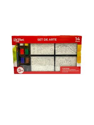 SET DE ARTE 14 PIEZAS DA VINCI