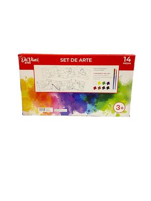 SET DE ARTE 14 PIEZAS DA VINCI