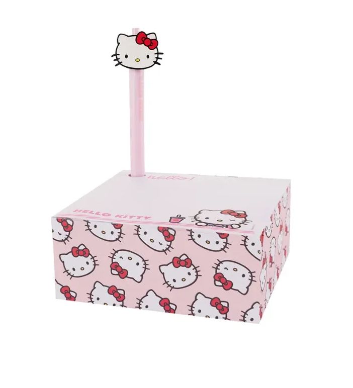 BLOCK DE NOTAS CON LAPICERA MAW HELLO KITTY