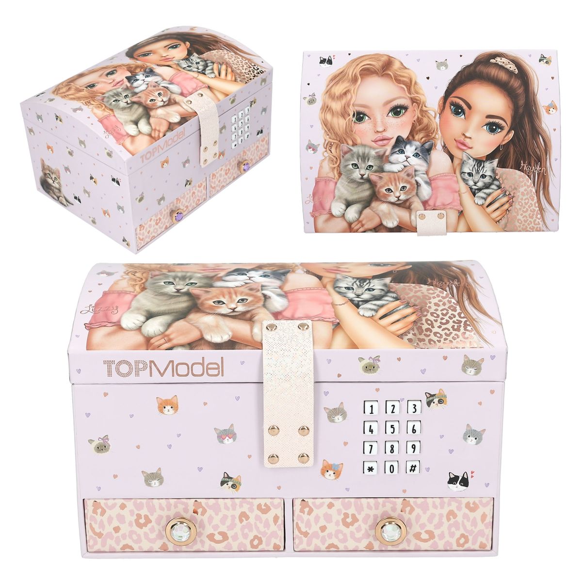 JOYERO CON CODIGO Y SONIDO CAT LOVE