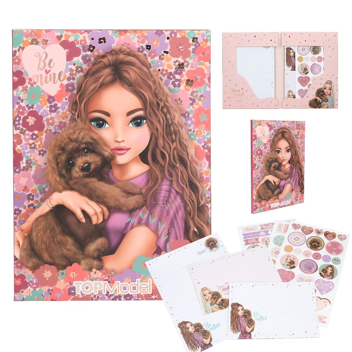 TOP MODEL SET DE CARTAS FLORAL