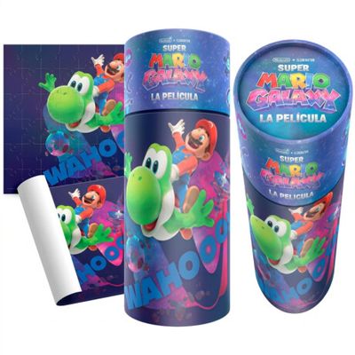 PUZZLE EN CILINDRO SUPER MARIO LA PELICULA