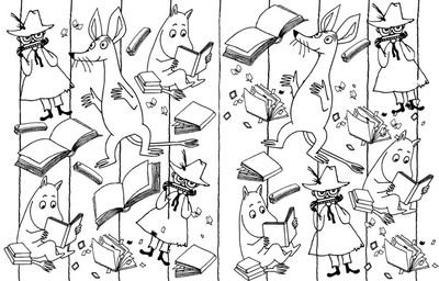 LOS MUMIN UN LIBRO PARA COLOREAR