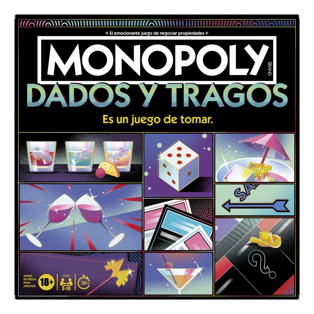 MONOPOLY DADOS Y TRAGOS