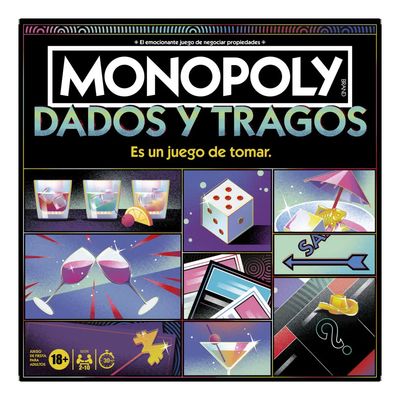 MONOPOLY DADOS Y TRAGOS