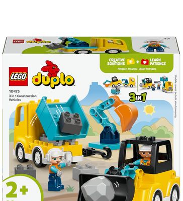LEGO DUPLO MI PUEBLO VEHICULOS DE CONSTRUCCION 22PC