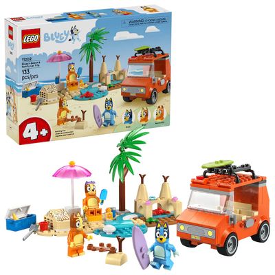 LEGO BLUEY EXCURSION FAMILIAR A LA PLAYA DE BLUEY 133PC
