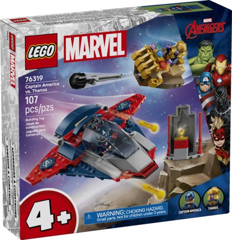 LEGO MARVEL CAPINA AMERICA VS THANOS 107PC