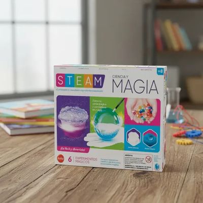STEAM CIENCIA Y MAGIA 6 EXPERIMENTOS