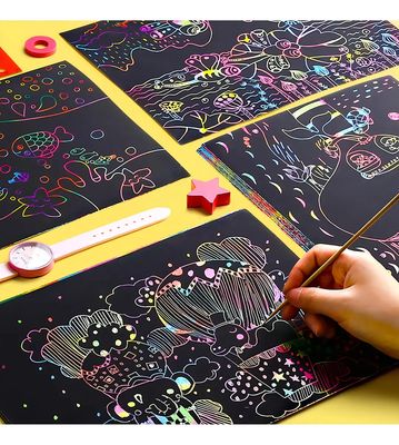 PAPEL DE SCRATCH 20 UNIDADES ILUSTRA