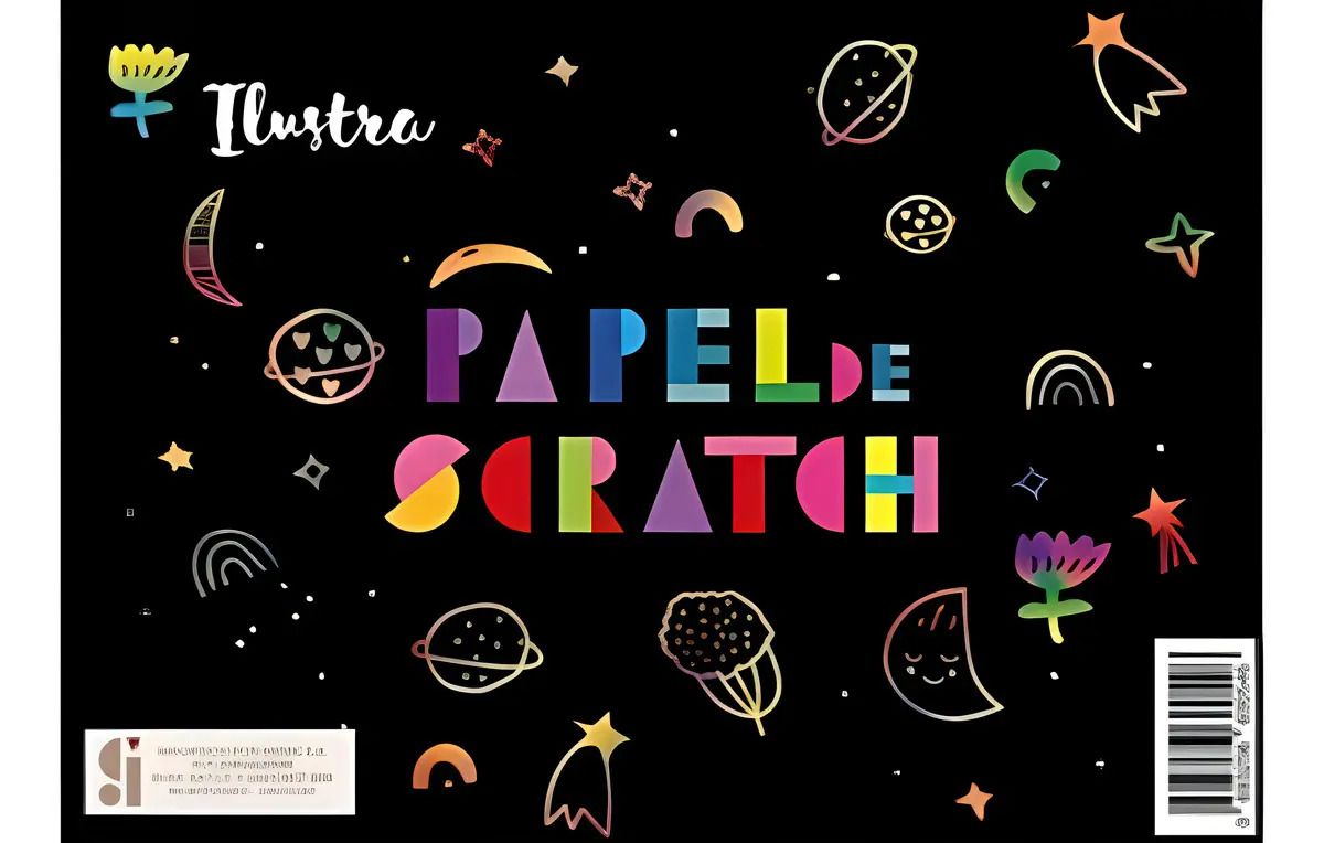 PAPEL DE SCRATCH 20 UNIDADES ILUSTRA
