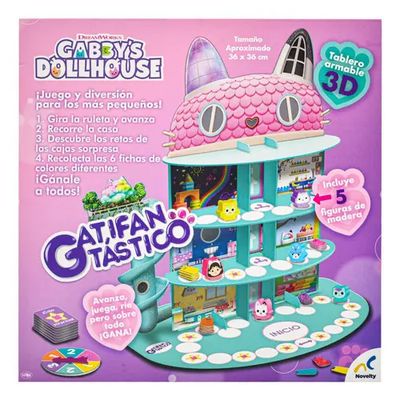 JUEGO DE MESA GATASTICO LA CASA DE GABBY