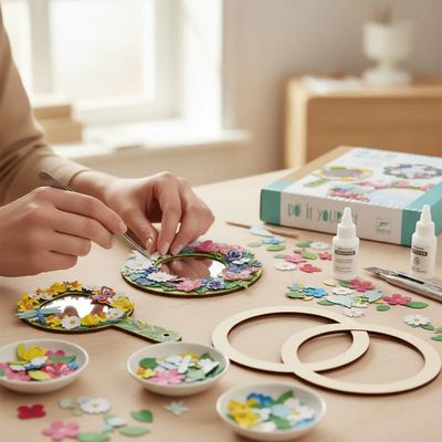 DIY DULZURA FLORAL ESPEJOS PARA DECORAR