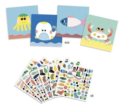 CREAR CON PEGATINAS SET DE LAMINAS PARA DECORAR