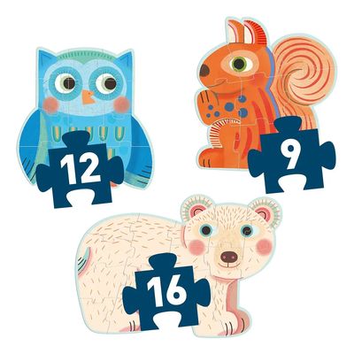 PUZZLE PRIMO EN EL BOSQUE