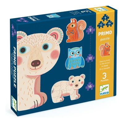 PUZZLE PRIMO EN EL BOSQUE