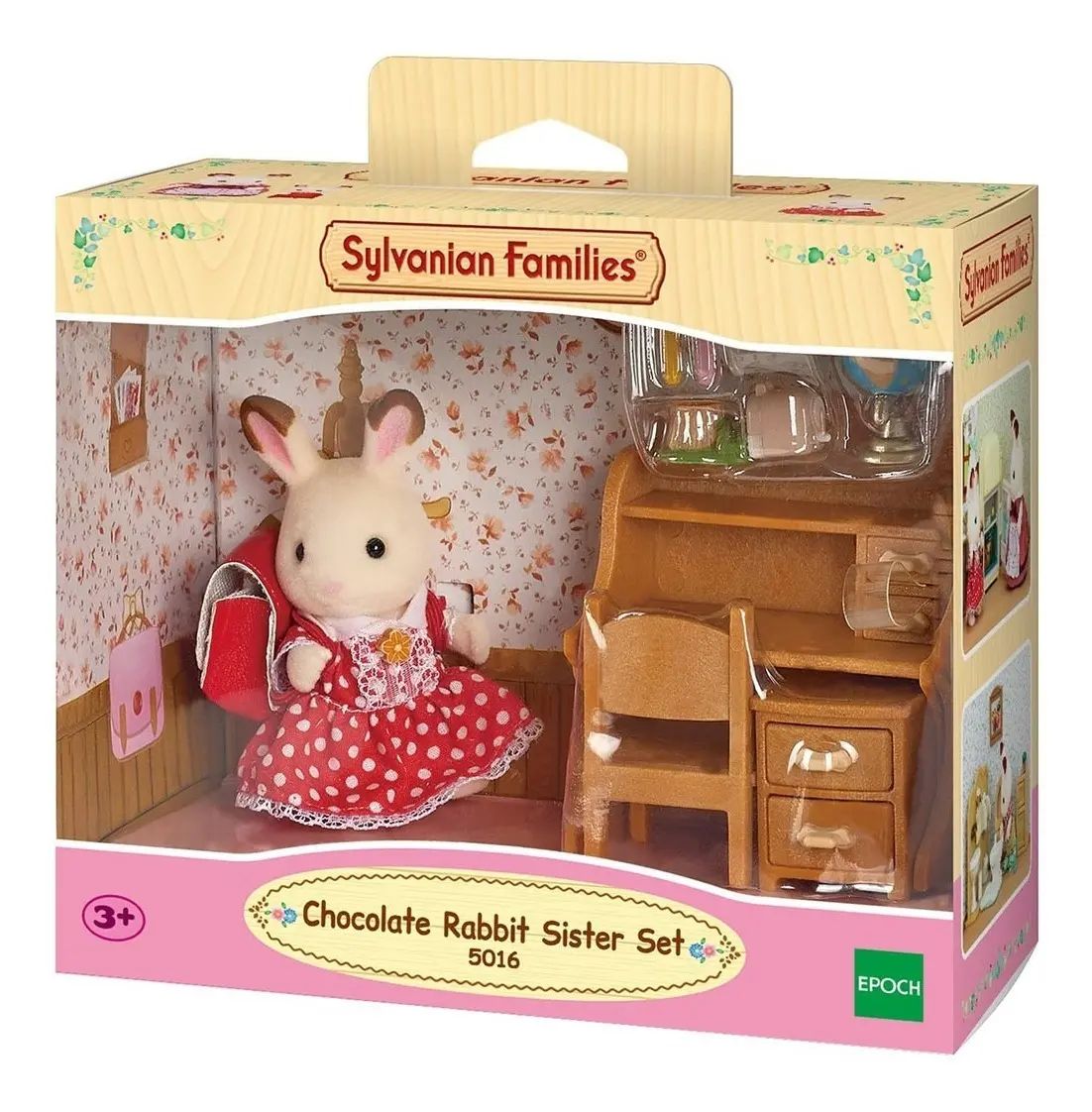 SYLVANIAN FAMILIES SET DE ESCRITORIO CONEJA CHOCOLATE