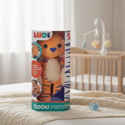 TIDOU MUÑECO DE APEGO SENSORIAL TIGRE