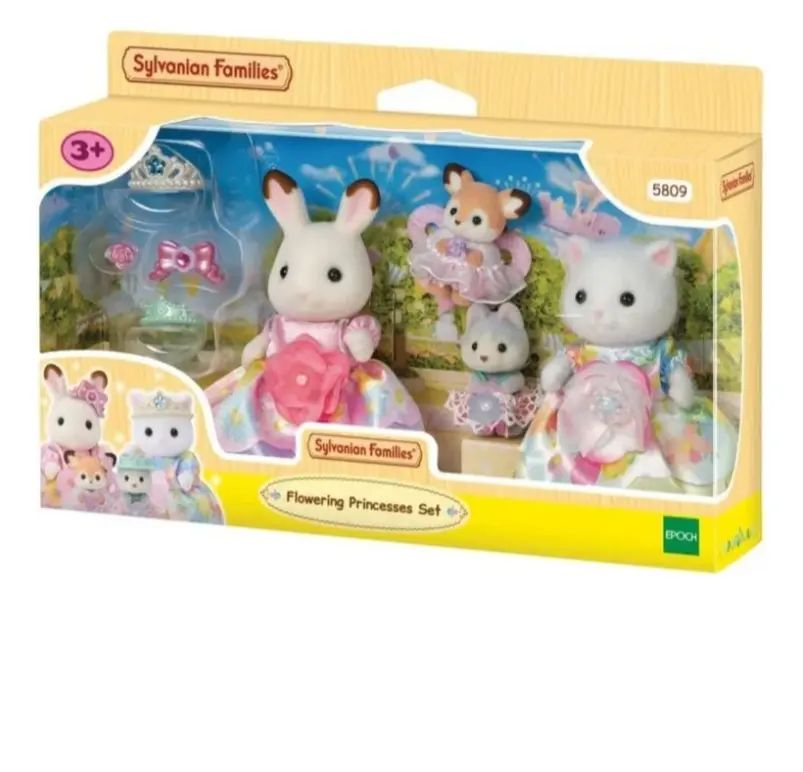SYLVANIAN FAMILIES SET DE PRINCESAS FLORALES