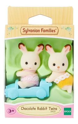 SYLVANIAN FAMILIES CONEJOS CHOCOLATE GEMELOS
